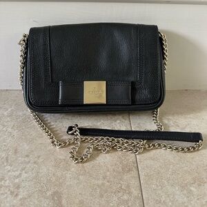 Kate Spade Mini Crossbody - Black Leather